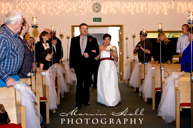 James & April - April walking the aisle James & April - April walking the aisle