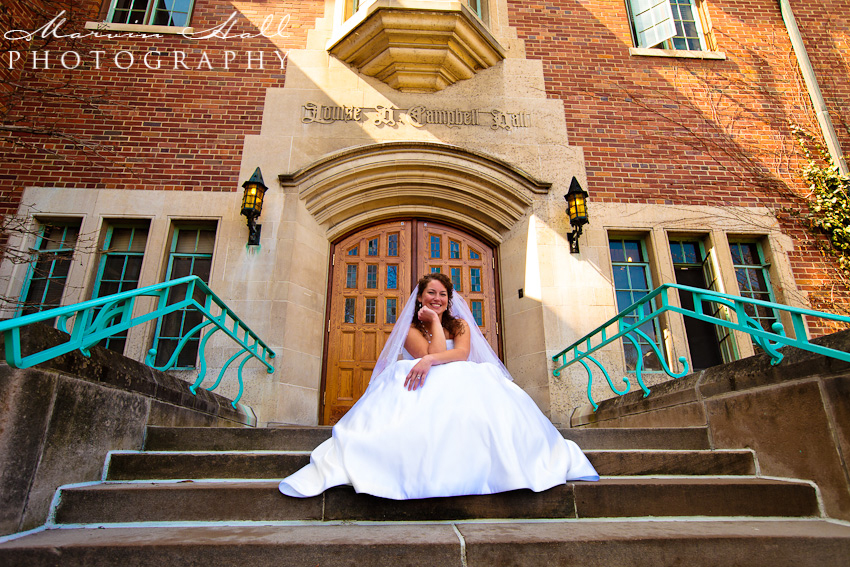 Kelly at Michigan State - Bridal Portrait